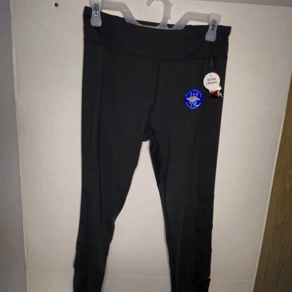 ZONE PRO WOMEN'S BLACK LEGGINGS SIZE MEDIUM